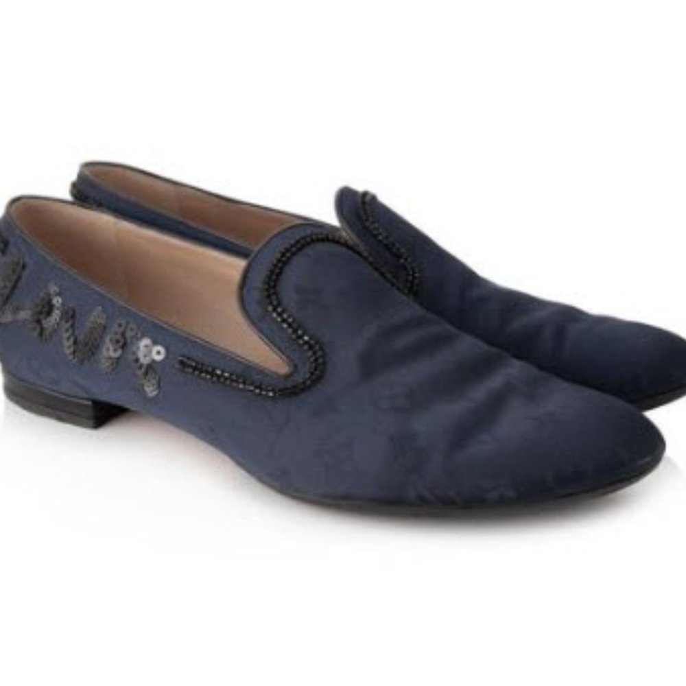 Sold/ LOUIS VUITTON Monogram Loafer - Picture 2 of 10
